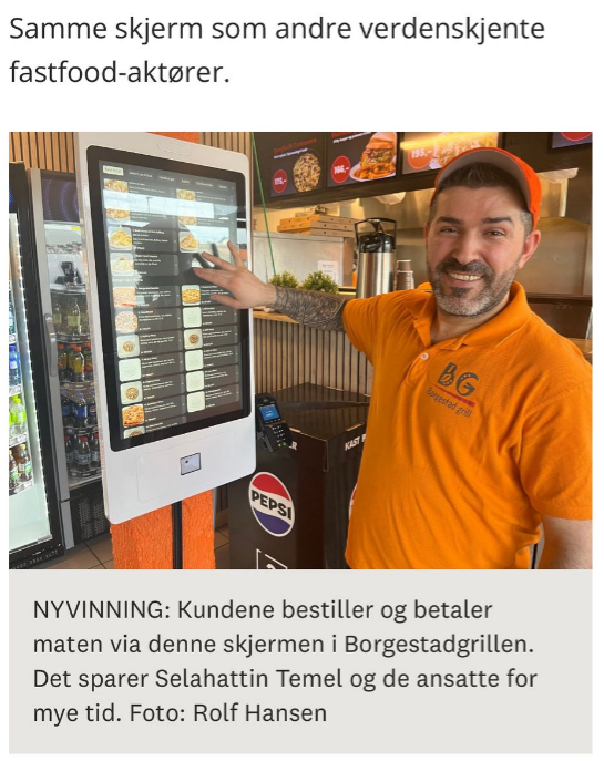 Mindre ventetid hos Borgestadgrillen med NordPay